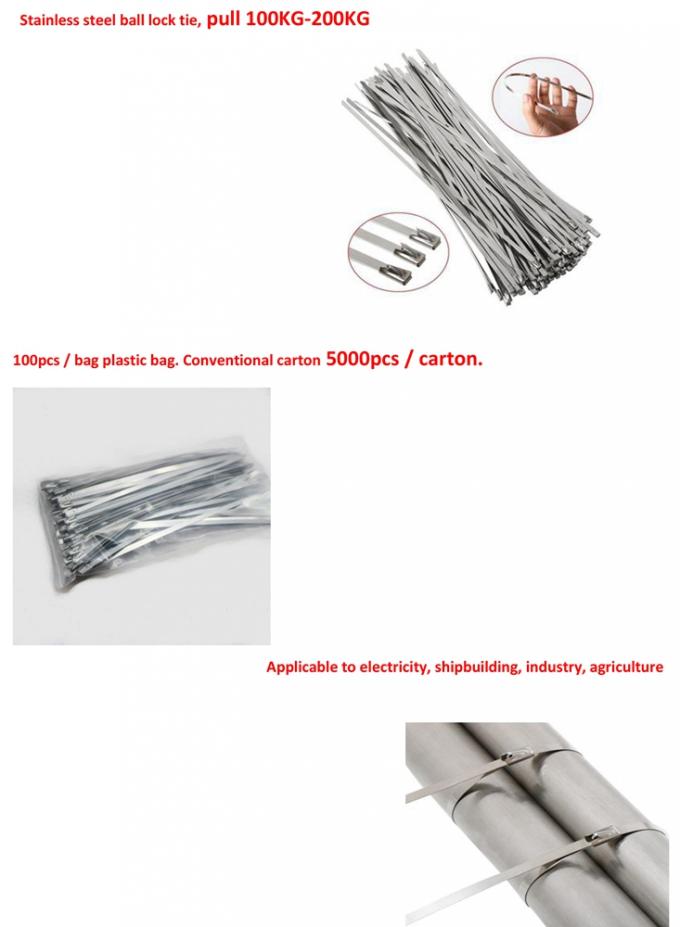 Le type individu de boule de marqueur de câble de PVC fermant à clef le PVC en nylon du serre-câble ss304/316 a enduit l'acier inoxydable