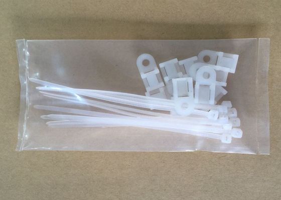 Chine Enveloppes en nylon de lien avec la bride de selle, PCs résistants UV du blanc 10 de serres-câble par Parcking fournisseur