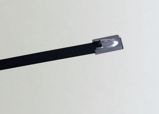 Chine Serres-câble noirs UV en métal, liens d'acier inoxydable pour réunir les fils électroniques fournisseur
